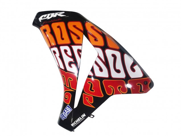 Billige Honda CBR1000RR Motorrad Verkleidung 2008-2011 - Grun Orange Glanzendes Schwarz Rossi Michelin 46