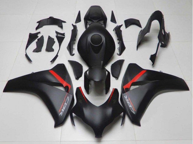 Billige Honda CBR1000RR Motorrad Verkleidung 2008-2011 - Matt Schwarz Rot Fireblade