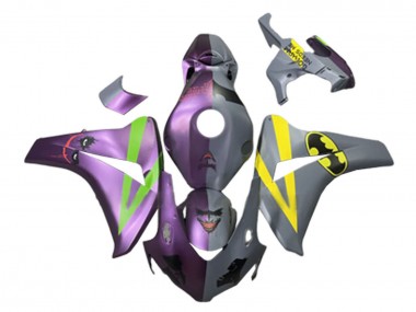 Billige Honda CBR1000RR Motorrad Verkleidung 2008-2011 - Lila Grun Grau Gelb