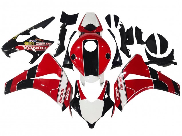 Billige Honda CBR1000RR Motorrad Verkleidung 2008-2011 - Rot Weiss Glanzendes Schwarz Rennen