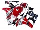 Billige Honda CBR1000RR Motorrad Verkleidung 2008-2011 - Weiss Rot Glanzendes Schwarz Rennen 24