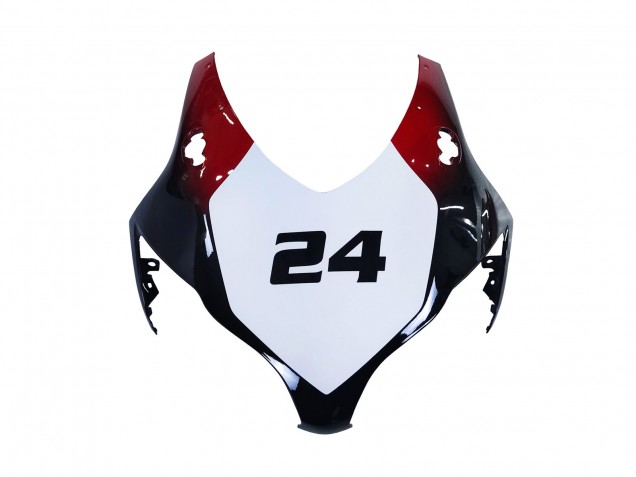 Billige Honda CBR1000RR Motorrad Verkleidung 2008-2011 - Weiss Rot Glanzendes Schwarz Rennen 24