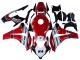 Billige Honda CBR1000RR Motorrad Verkleidung 2008-2011 - Weiss Rot Glanzendes Schwarz Rennen 24