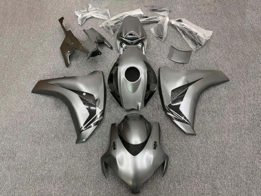 Billige Honda CBR1000RR Motorrad Verkleidung 2008-2011 - Grau Glanzendes Schwarz