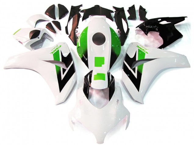 Billige Honda CBR1000RR Motorrad Verkleidung 2008-2011 - Weiss Grun Glanzendes Schwarz