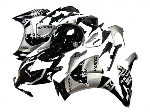 Billige Honda CBR1000RR Motorrad Verkleidung 2012-2016 - Silber Glanzendes Schwarz Repsol Red Bull