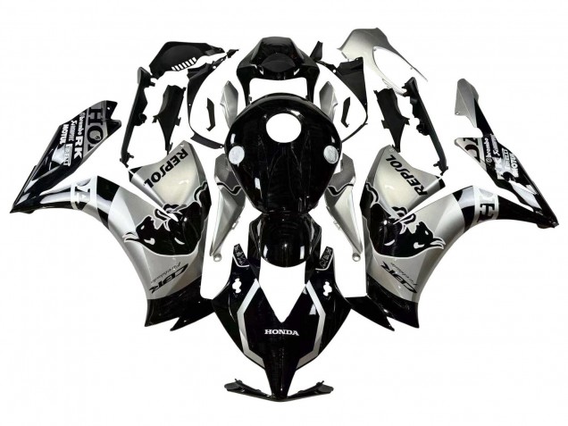 Billige Honda CBR1000RR Motorrad Verkleidung 2012-2016 - Silber Glanzendes Schwarz Repsol Red Bull