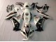 Billige Honda CBR1000RR Motorrad Verkleidung 2012-2016 - Weiss Glanzendes Schwarz Rizoma Playboy