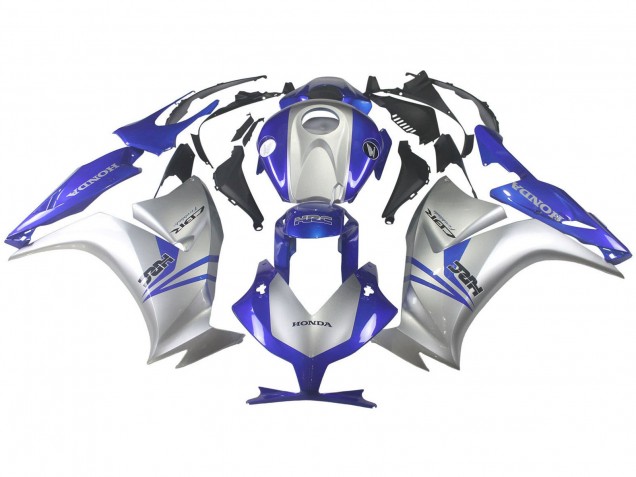 Billige Honda CBR1000RR Motorrad Verkleidung 2012-2016 - Silber Blau HRC
