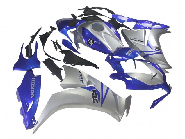 Billige Honda CBR1000RR Motorrad Verkleidung 2012-2016 - Silber Blau HRC