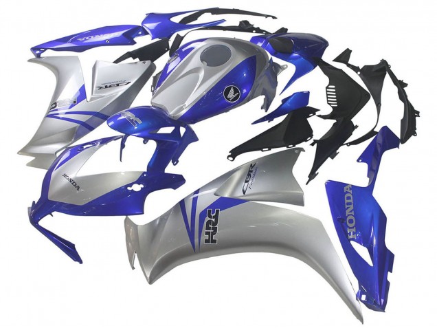 Billige Honda CBR1000RR Motorrad Verkleidung 2012-2016 - Silber Blau HRC