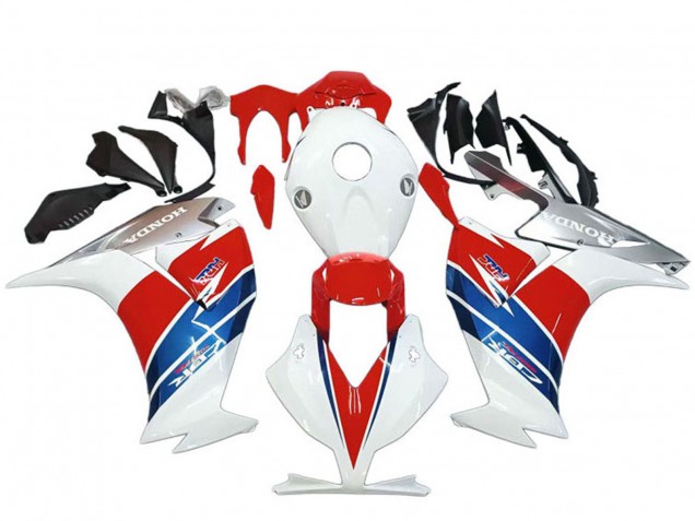 Billige Honda CBR1000RR Motorrad Verkleidung 2012-2016 - Weiss Silber Blau Rot
