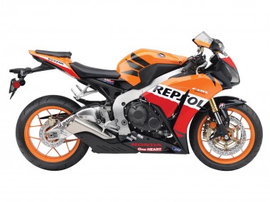 Billige Honda CBR1000RR Motorrad Verkleidung 2012-2016 - Orange Weiss Rot Repsol