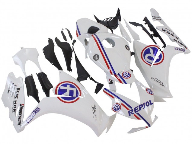 Billige Honda CBR1000RR Motorrad Verkleidung 2012-2016 - Weiss Blau Rot Repsol