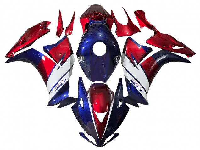 Billige Honda CBR1000RR Motorrad Verkleidung 2012-2016 - Rot Blau Weiss Fireblade