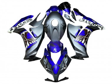 Billige Honda CBR1000RR Motorrad Verkleidung 2012-2016 - Blau Grau Matt Schwarz Hai