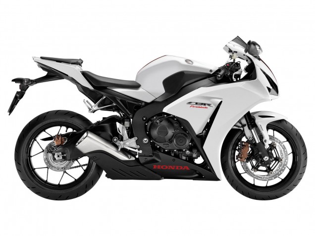 Billige Honda CBR1000RR Motorrad Verkleidung 2012-2016 - Weiss Matt Schwarz