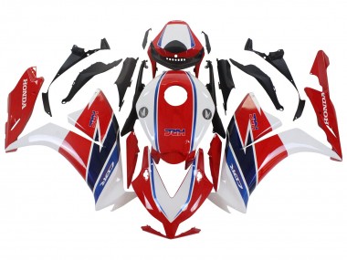 Billige Honda CBR1000RR Motorrad Verkleidung Kit 2012-2016 - Weiss Rot Blau