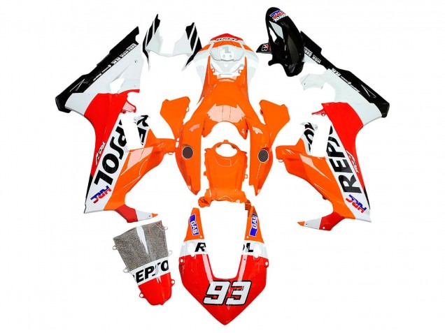 Billige Honda CBR1000RR Motorrad Verkleidung 2017-2023 - Weiss Orange Rot Glanzendes Schwarz HRC Repsol 93