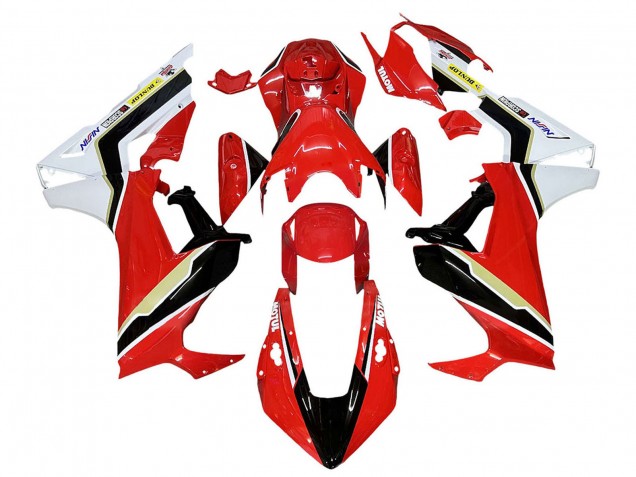 Billige Honda CBR1000RR Motorrad Verkleidung 2017-2024 - Weiss Rot Schwarz