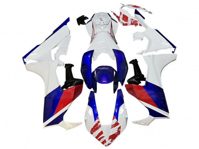 Billige Honda CBR1000RR Motorrad Verkleidung 2017-2024 - Weiss Rot Blau