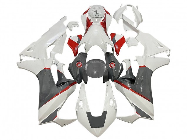 Billige Honda CBR1000RR Motorrad Verkleidung 2017-2024 - Weiss Rot Grau
