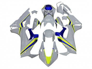 Billige Honda CBR1000RR Motorrad Verkleidung 2017-2023 - Weiss Gelb Blau