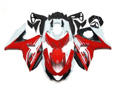 Billige Suzuki GSXR 1000 Motorrad Verkleidung 2009-2016 - Weiss Rot Schwarz