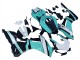 Billige Honda CBR1000RR Motorrad Verkleidung 2017-2024 - Weiss Hellblau Glanzendes Schwarz