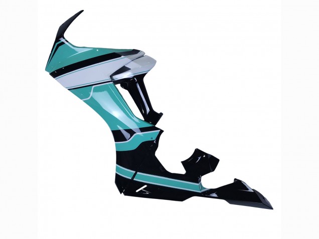 Billige Honda CBR1000RR Motorrad Verkleidung 2017-2024 - Weiss Hellblau Glanzendes Schwarz