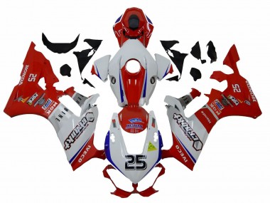 Billige Honda CBR1000RR Motorrad Verkleidung 2017-2023 - Weiss Rot Blau 25