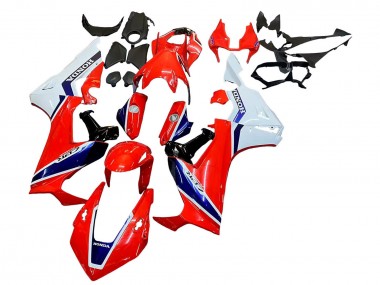 Billige Honda CBR1000RR Motorrad Verkleidung Kit 2017-2023 - Weiss Rot Blau