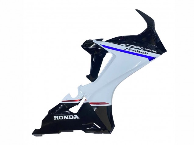 Billige Honda CBR1000RR Motorrad Verkleidung Kit 2017-2024 - Weiss Blau Glanzendes Schwarz
