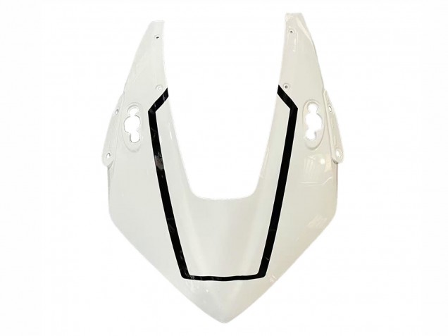 Billige Honda CBR1000RR Motorrad Verkleidung 2017-2024 - Weiss mit Schwarz Streifen Fireblade