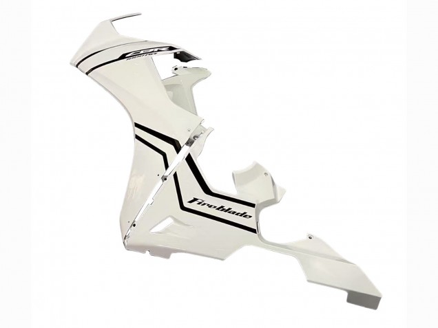 Billige Honda CBR1000RR Motorrad Verkleidung 2017-2024 - Weiss mit Schwarz Streifen Fireblade