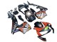 Billige Honda CBR600RR Motorrad Verkleidung 2003-2004 - Matt Schwarz Orange Repsol Rossi 46