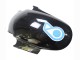 Billige Honda CBR600RR Motorrad Verkleidung 2003-2004 - Hellblau Rot Glanzendes Schwarz Dunlop