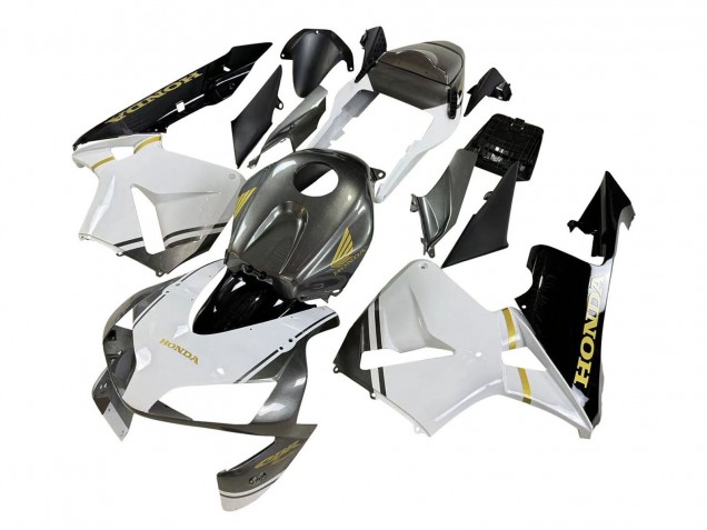 Billige Honda CBR600RR Motorrad Verkleidung 2003-2004 - Weiss Gelb Grau Schwarz