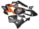 Billige Honda CBR600RR Motorrad Verkleidung 2003-2004 - Matt Schwarz Orange