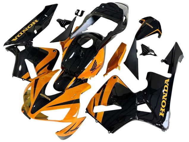 Billige Honda CBR600RR Motorrad Verkleidungen Kit 2003-2004 - Orange Weiss Rot Glanzendes Schwarz Repsol