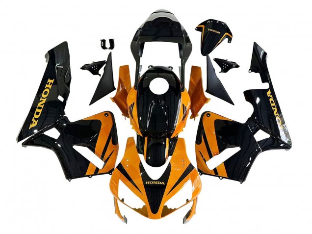 Billige Honda CBR600RR Motorrad Verkleidungen Kit 2003-2004 - Orange Weiss Rot Glanzendes Schwarz Repsol