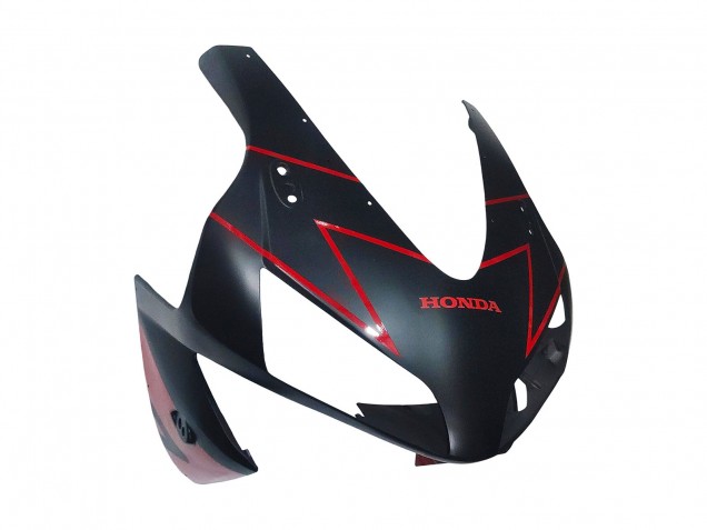 Billige Honda CBR600RR Motorrad Verkleidung 2003-2004 - Rot Glanzendes Schwarz Matt Schwarz