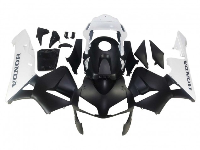 Billige Honda CBR600RR Motorrad Verkleidung 2003-2004 - Weiss Matt Schwarz