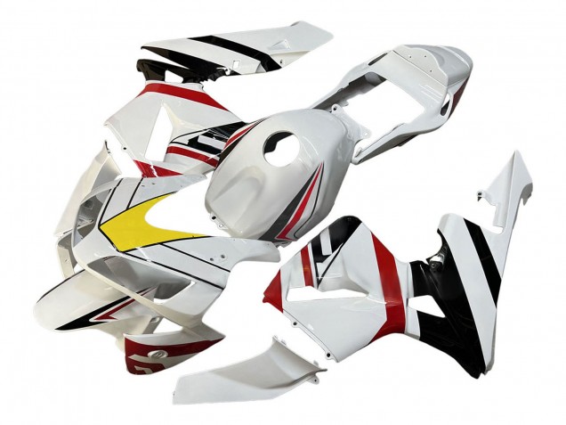 Billige Honda CBR600RR Motorrad Verkleidung 2003-2004 - Weiss Rot Gelb Schwarz