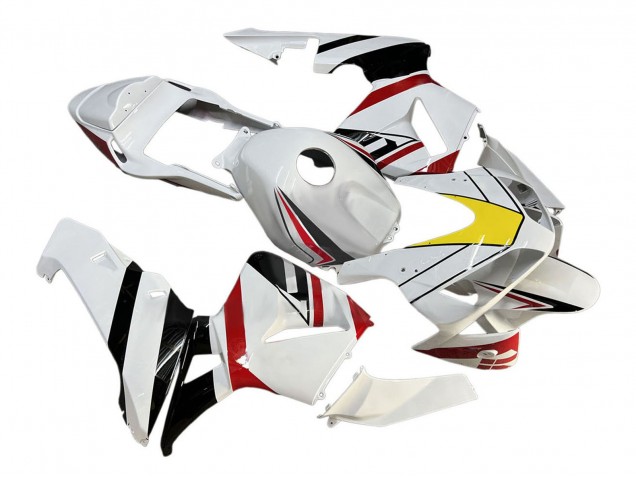 Billige Honda CBR600RR Motorrad Verkleidung 2003-2004 - Weiss Rot Gelb Schwarz