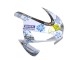 Billige Honda CBR600RR Motorrad Verkleidung 2003-2004 - Weiss Blau Rot Nastro Azzurro 46