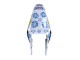 Billige Honda CBR600RR Motorrad Verkleidung 2003-2004 - Weiss Blau Rot Nastro Azzurro 46