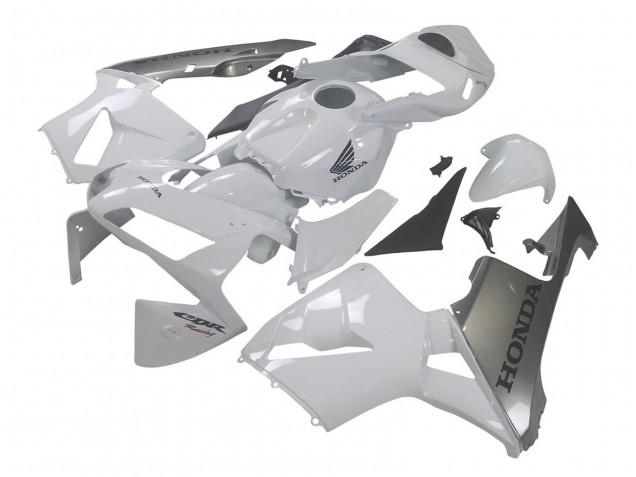 Billige Honda CBR600RR Motorrad Verkleidung 2003-2004 - Silber Weiss