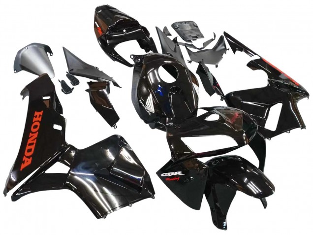 Billige Honda CBR600RR Motorrad Verkleidung 2005-2006 - Glanzendes Schwarz