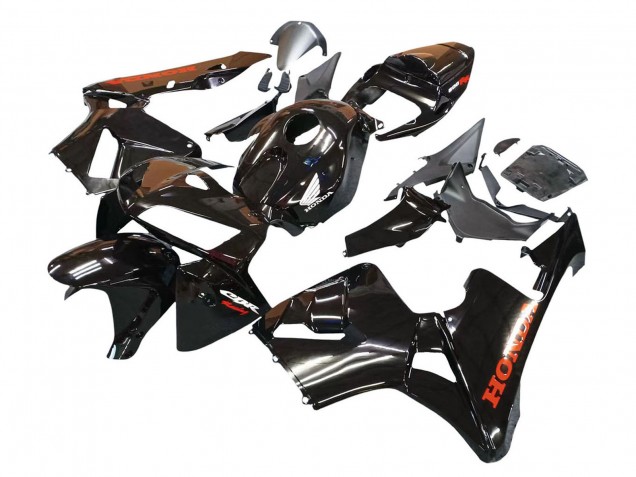 Billige Honda CBR600RR Motorrad Verkleidung 2005-2006 - Glanzendes Schwarz